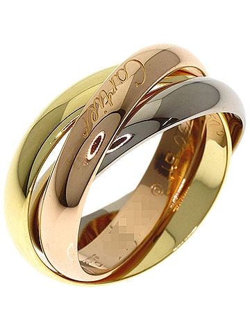 Cartier Cartier Trinity #51 Current Model Ring - 18K Yellow Gold/18K Pink White Gold Women's CARTIER (view 2)