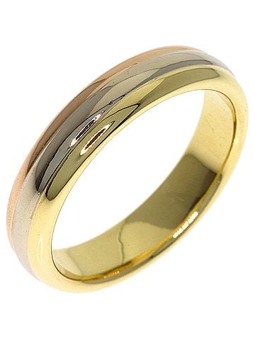 Cartier Cartier Three-Color #53 Ring - 18K Yellow Gold/18K Pink White Gold Women's CARTIER (view 2)