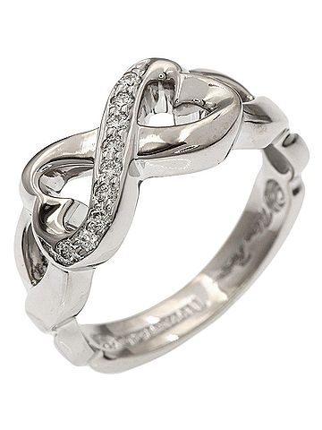 Tiffany & Co. Tiffany &amp; Co. Loving Heart Diamond Ring, 18K White Gold, Women's. (view 2)