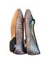 Kate Spade New York Print Multi Color Black Gold Flats Size 6 1/2 - photo 10