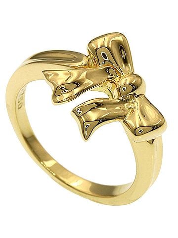 Tiffany & Co. Tiffany &amp; Co. Ribbon Ring, 18K Yellow Gold, Women's Ring. (view 1)