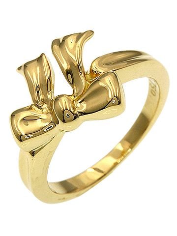 Tiffany & Co. Tiffany &amp; Co. Ribbon Ring, 18K Yellow Gold, Women's Ring. (view 2)