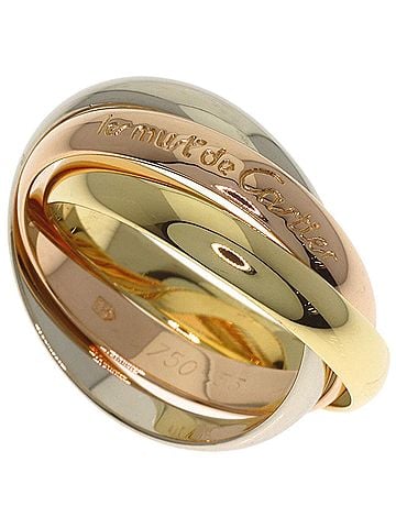Cartier Cartier Trinity #53 Ring - 18K Yellow Gold/18K Pink White Gold Women's CARTIER (view 1)