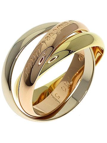 Cartier Cartier Trinity #51 Ring - 18K Yellow Gold/18K Pink White Gold Women's CARTIER (view 2)
