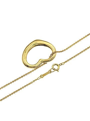 Tiffany & Co. Tiffany &amp; Co. Open Heart Necklace, 18K Yellow Gold, Women's. (view 2)
