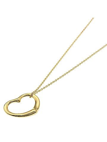Tiffany & Co. Tiffany &amp; Co. Open Heart Necklace, 18K Yellow Gold, Women's. (view 1)