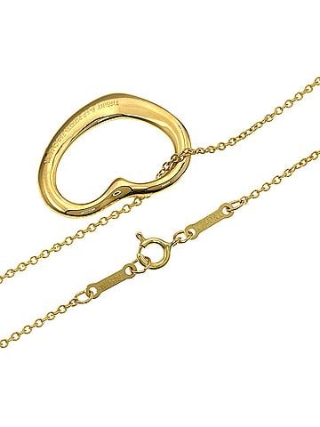Tiffany & Co. Tiffany &amp; Co. Open Heart Necklace, 18K Yellow Gold, Women's. (view 2)
