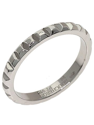 Boucheron Boucheron Clou de Paris #56 Ring, Platinum PT950, Women's. (view 2)