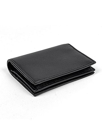 Prada Prada PRADA Logo Bi-fold Wallet, Billfold, Coin Purse, Leather, Nero (Black) 1MV021, Women's (view 2)