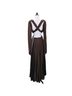 Mac Duggal 100% Polyester Solid Brown Cocktail Dress Size 6 - photo 8