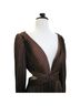 Mac Duggal 100% Polyester Solid Brown Cocktail Dress Size 6 - photo 4