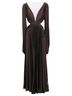 Mac Duggal 100% Polyester Solid Brown Cocktail Dress Size 6 - photo 1