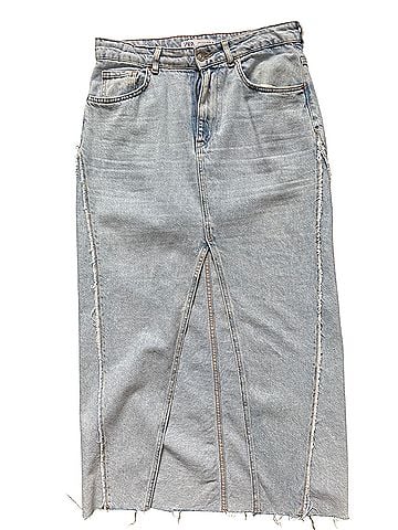 Zara Denim Skirt (view 1)
