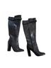 Saks Fifth Avenue 100% Leather Black Boots Size 6 - photo 1