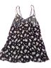 Unlabel 100% Polyester Floral Black White Active Dress Size S - photo 2