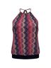 Ramy Brook 48% Cotton 48% Polyester 4% Metallic Fiber 100% Polyester Zebra Print Multi Color Tank Top Size XXL - photo 1