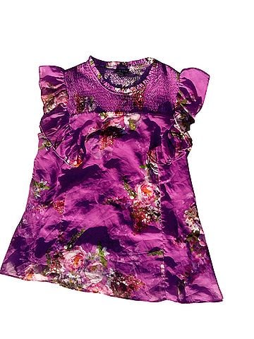 City Chic Short Sleeve Blouse (view 1)