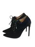 L.A.M.B. 100% Suede Solid Black Heels Size 8 1/2 - photo 2