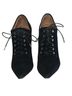 L.A.M.B. 100% Suede Solid Black Heels Size 8 1/2 - photo 1