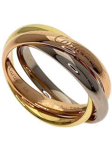 Cartier Cartier Trinity SM #44 Ring - 18K Yellow Gold/18K White Pink Gold Women's CARTIER (view 1)