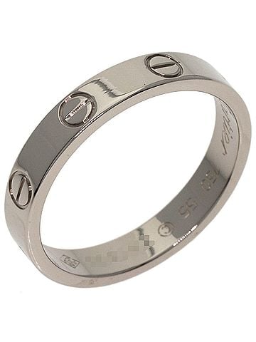 Cartier Cartier Mini Love Ring #55, 18K White Gold, Women's Ring, CARTIER (view 2)