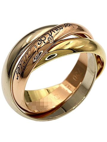 Cartier Cartier Trinity #51 Ring - 18K Yellow Gold/18K Pink White Gold Women's CARTIER (view 2)