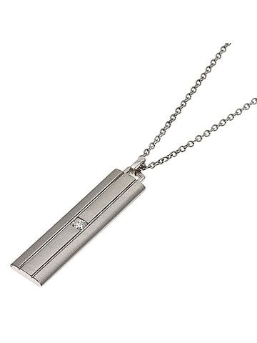 Tiffany & Co. Tiffany &amp; Co. Lucida 1P Diamond Necklace, 18K White Gold, Women's. (view 1)