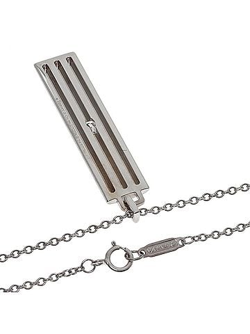 Tiffany & Co. Tiffany &amp; Co. Lucida 1P Diamond Necklace, 18K White Gold, Women's. (view 2)
