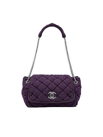 Chanel Nylon Bubble Quilt Accordion Chain Flap (view 1)