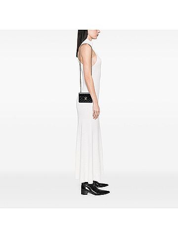 Chanel Micro CC Quilted Shiny Calfskin Single Flap (view 2)