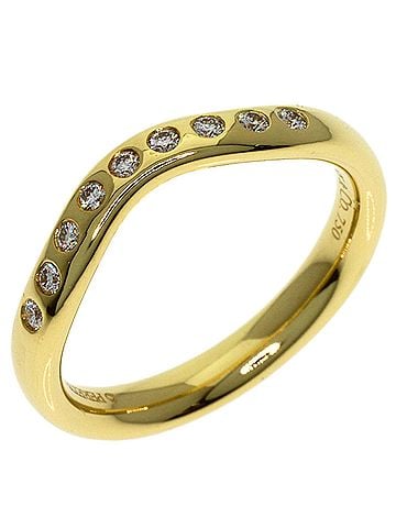Tiffany & Co. Tiffany &amp; Co. Curved Band Diamond Ring, 18K Yellow Gold, Women's. (view 2)