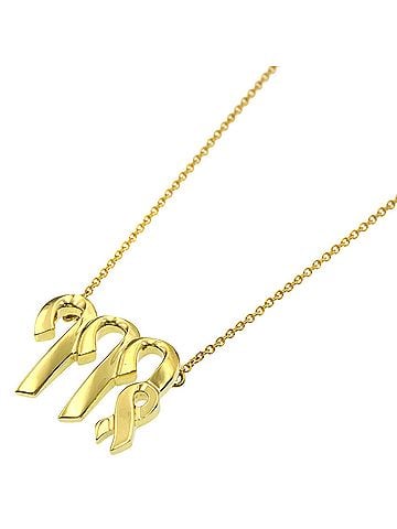 Tiffany & Co. Tiffany &amp; Co. Virgo Zodiac Necklace, 18K Yellow Gold, Women's. (view 1)
