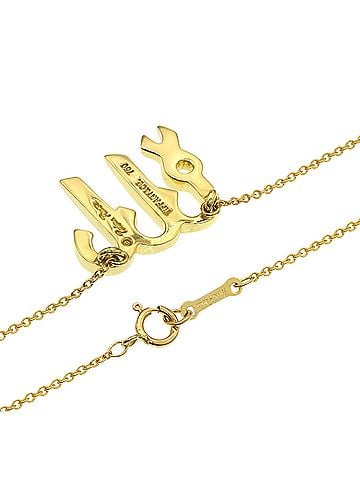 Tiffany & Co. Tiffany &amp; Co. Virgo Zodiac Necklace, 18K Yellow Gold, Women's. (view 2)