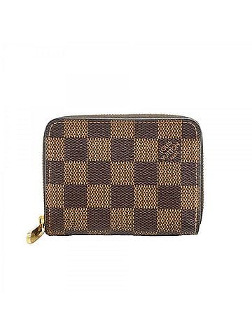 Louis Vuitton Louis Vuitton Damier Zippy Coin Purse N60213 Ebene Women's Wallet/Coin Case (view 1)