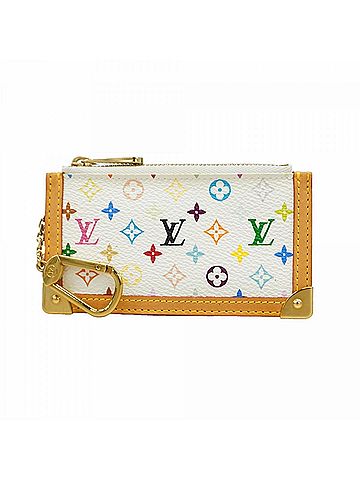 Louis Vuitton Louis Vuitton Monogram Multicolor Pochette Clé M92655 Women's Wallet/Coin Case (view 1)
