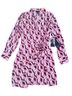 Bold Elements Graphic Pink Burgundy White Cocktail Dress Size S (petite) - photo 1