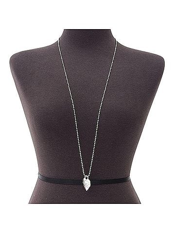 Tiffany & Co. Tiffany &amp; Co. Open Heart Necklace, designed by Elsa Peretti, 925 Sterling Silver, approx. 21.5g, for women. (view 2)