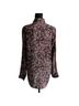The Kooples 100% Viscose Floral Black Red Blouse Size L - photo 2