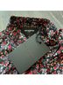 The Kooples 100% Viscose Floral Black Red Blouse Size L - photo 6