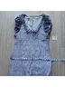 Free People 93% Polyester 7% Spandex 100% Polyester Print Blue Casual Dress Size L - photo 7