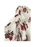 A.L.C. 100% Silk Floral White Red Long Sleeve T-Shirt Size 4 - photo 6