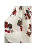 A.L.C. 100% Silk Floral White Red Long Sleeve T-Shirt Size 4 - photo 12