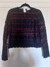 Sandro Blue Red Long Sleeve T-Shirt Size S - photo 3