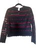 Sandro Blue Red Long Sleeve T-Shirt Size S - photo 2