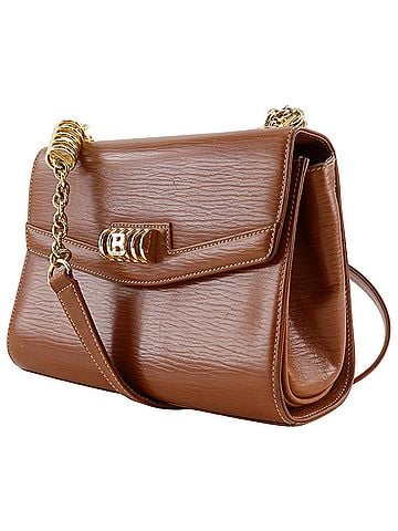 Bally Bally BALLY Shoulder Bag, Leather, Brown, Magnetic Closure, Women's (view 2)