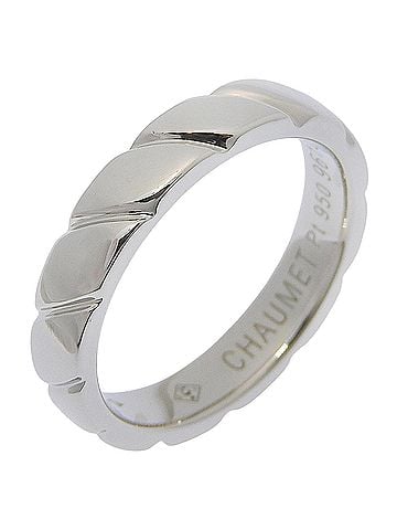 Chaumet Chaumet Torsade de ring, wedding Pt950 platinum, approximately 8.1g, unisex. (view 1)