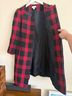 Ann Taylor LOFT Plaid Red Black Coat Size 6 - photo 4