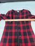 Ann Taylor LOFT Plaid Red Black Coat Size 6 - photo 9