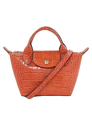 Longchamp Longchamp Le Pliage Embossed Leather 2-Way Handbag for Women (view 1)