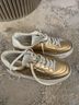 Michael Kors Gold White Sneakers Size 8 1/2 - photo 7